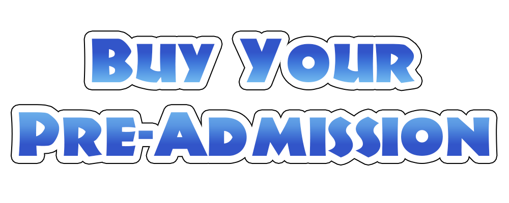 Buy your pre-admission